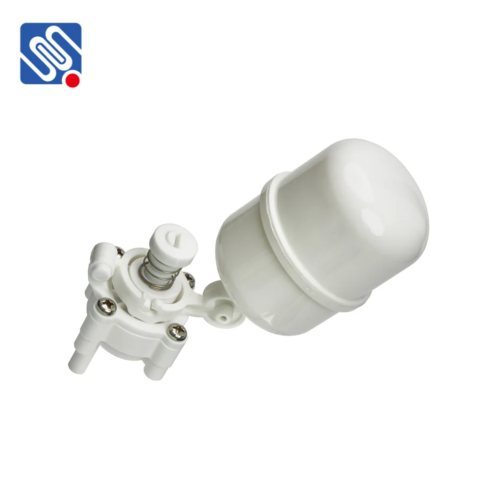 Meishuo FCD360FQ float valve for water tank plastic mini valve RO system 6.35mm quick fitting solenoid