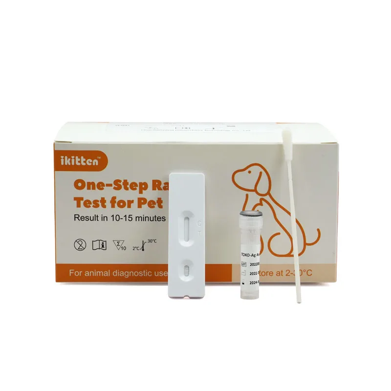Cpv-Cdv Fcv Fhv Ag Test Kit Feline Antigen Test Fpv Fhv Fcv Fip Toxo Plasmosis Rapid Test