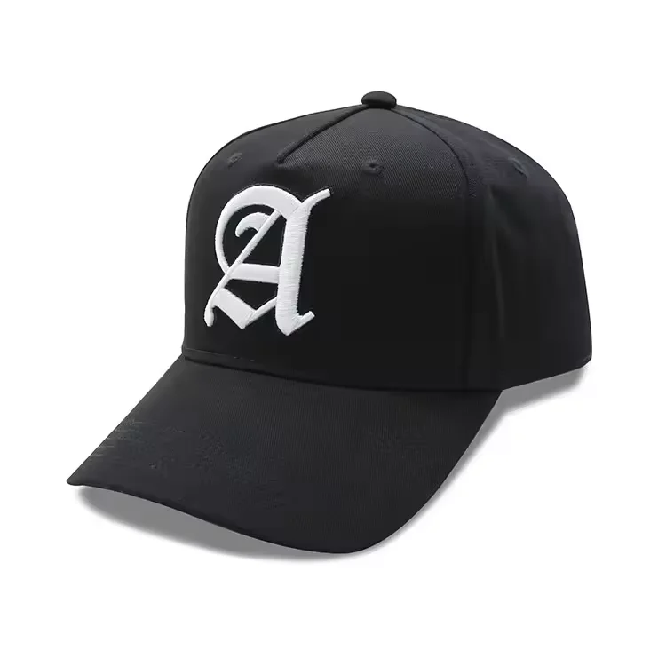 custom customize 5 five panel a frame a-frame snapback high profile crown curved brim bill snapback snap back caps hats for men