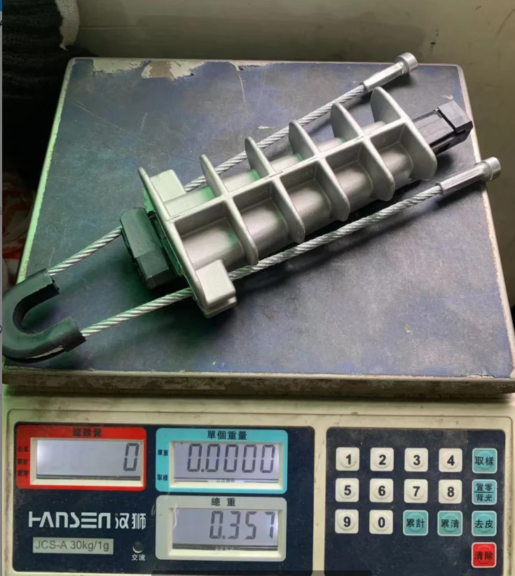 Wedge type dead end anchor clamp PA2000 PA1000 for ADSS fiber optic cable