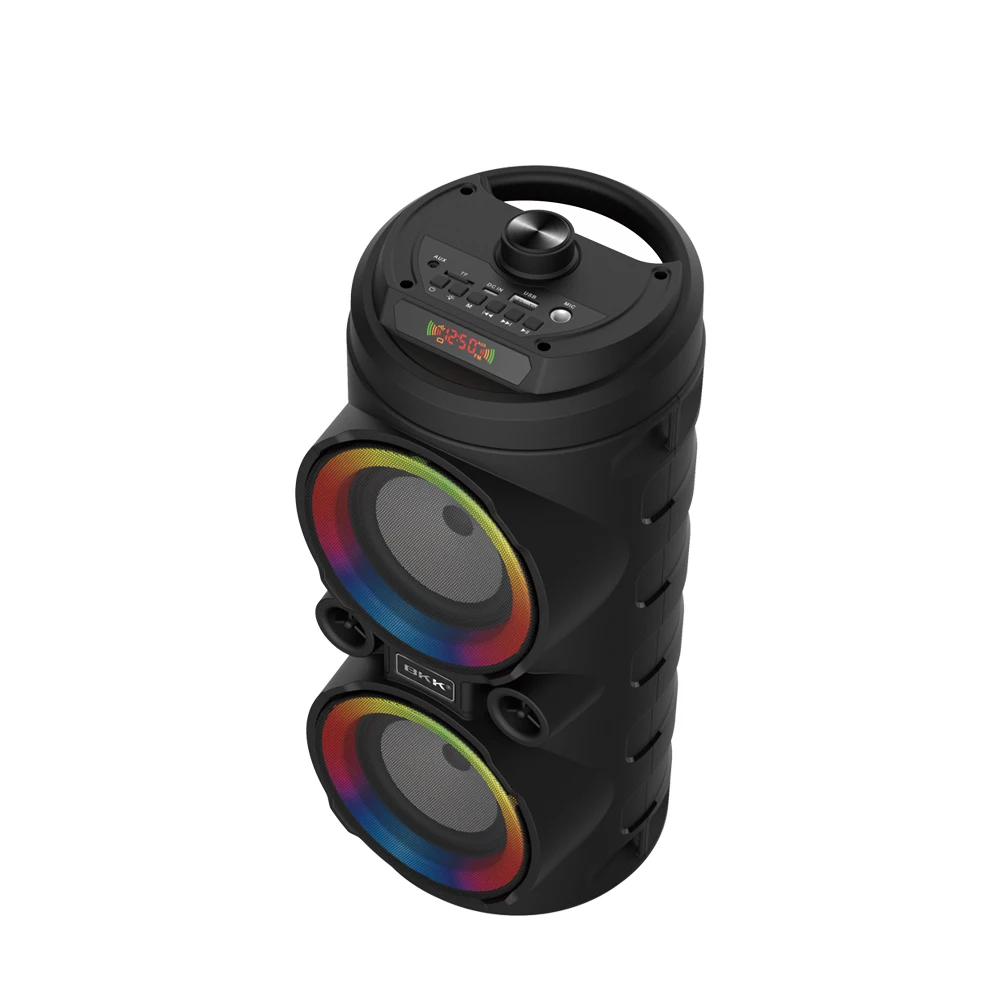 Karaoke Party Speaker Hifi Bluetooth Speaker EQ 3000mah Powerful Led flash light TWS Multifunction Bluetooth Speaker