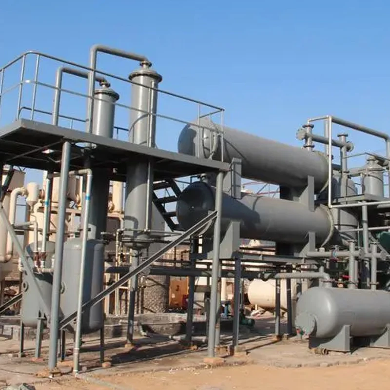 pyrolysis equipment Rotating reactor waste tire to oil