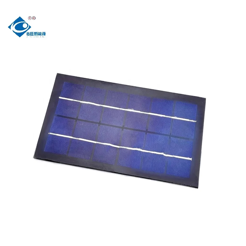 3W 0.51A Portable Solar Powered Charger 6V Innovative Products 2021 Glass Laminated Solar Panel