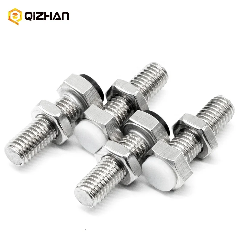 Factory direct stainless steel M3M4M5M6M8M10M12 Hex Shoulder Type Screw Stopper Bolt
