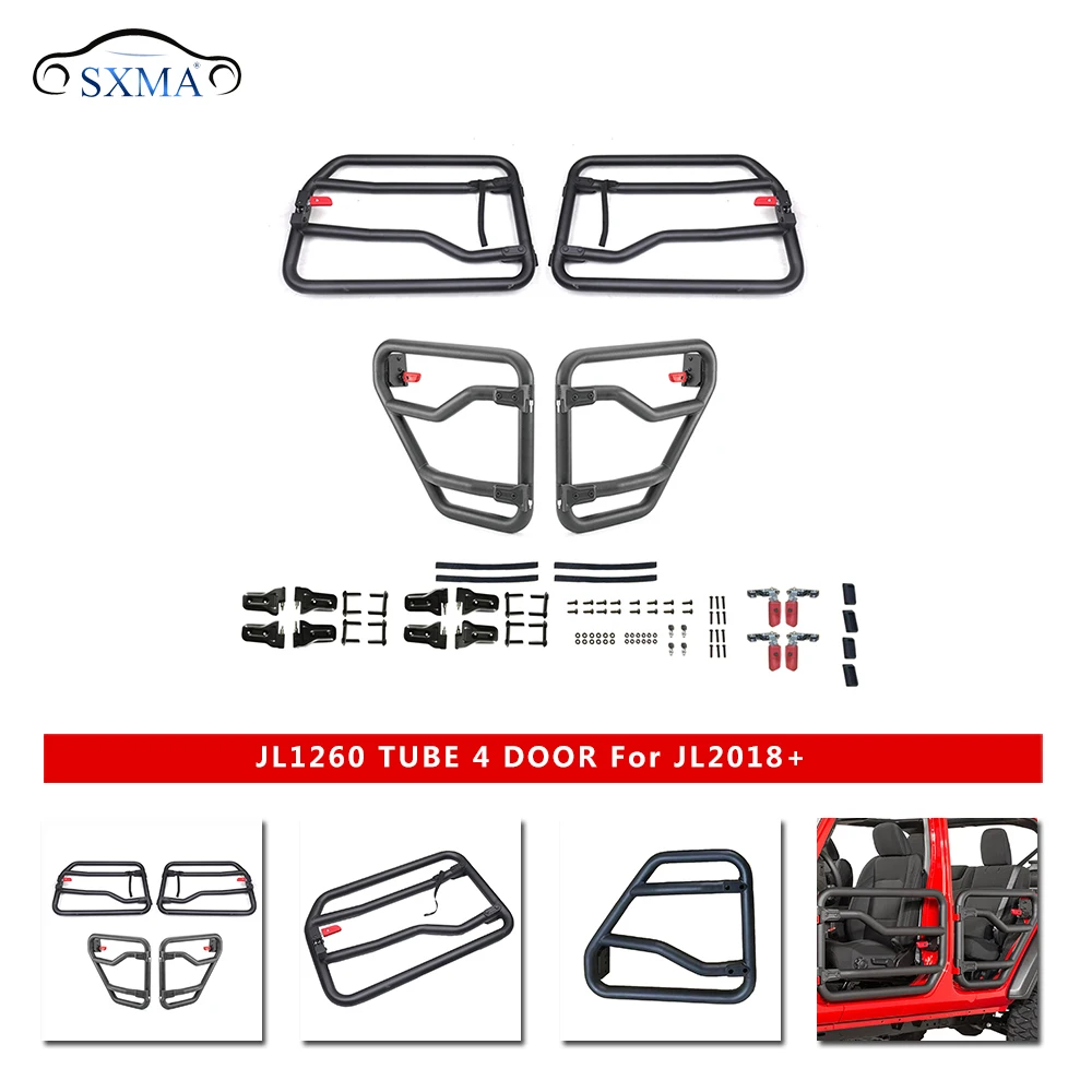 Shanghai Sanfu автомобильные аксессуары, подходят для Jeep W rangler JL 18 + JL1260, 4 двери, стальная труба, железная дверь, полудверь
