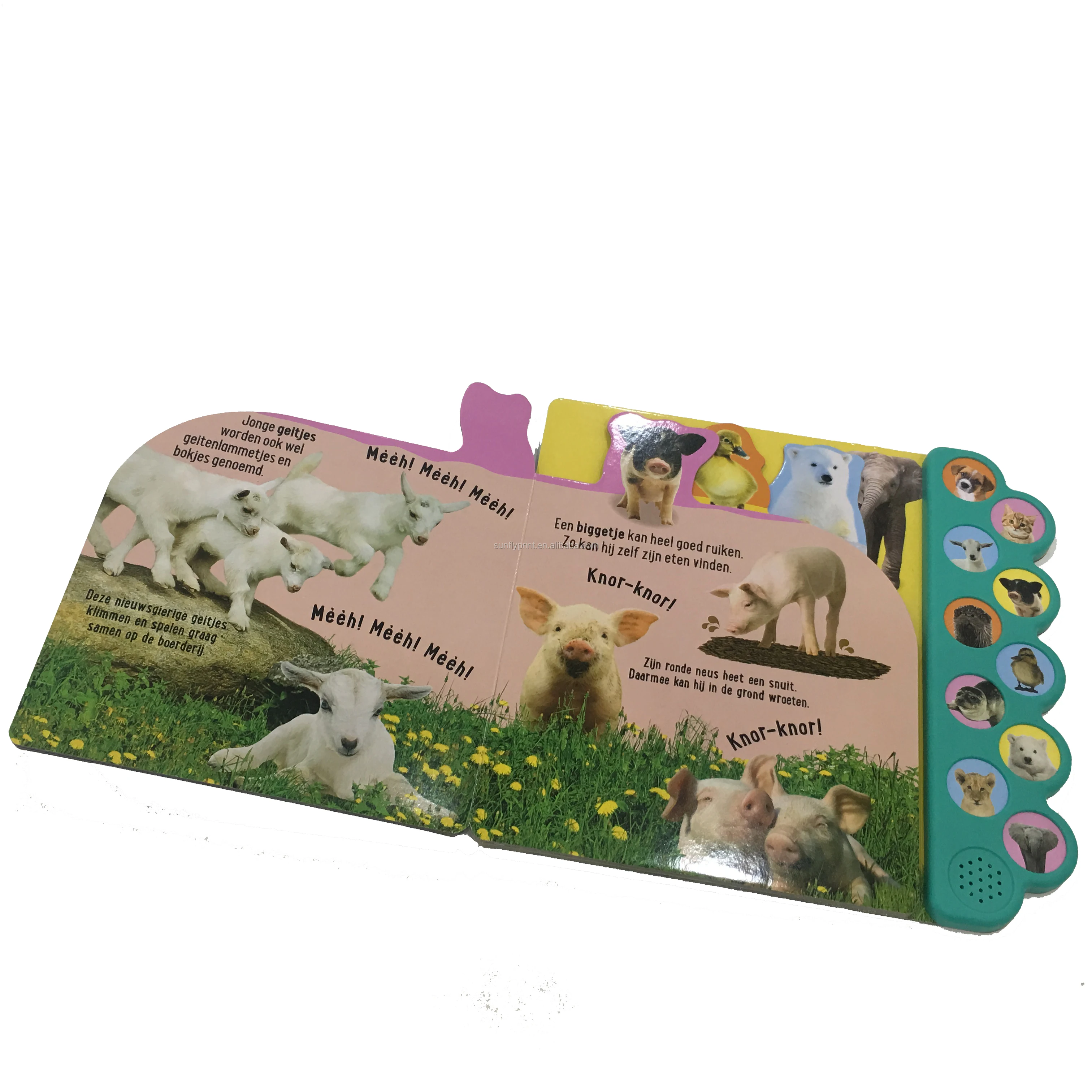 Все виды печати на бумаге, Детские Нажимные кнопки, Детские звуковые игрушки, книги, услуги по упаковке и печати