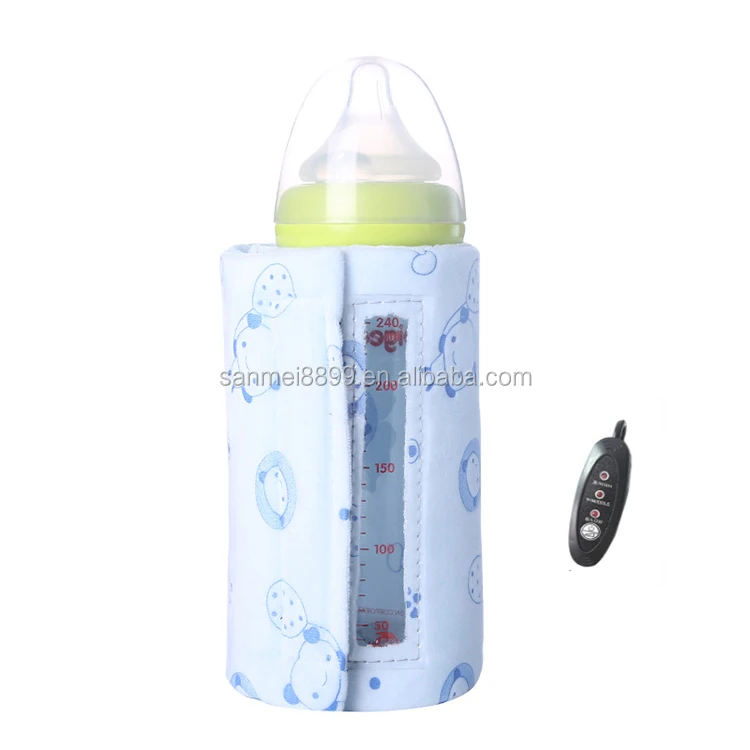 Travel portable heating water usb bottle warmer milk baby heater for outdoor car