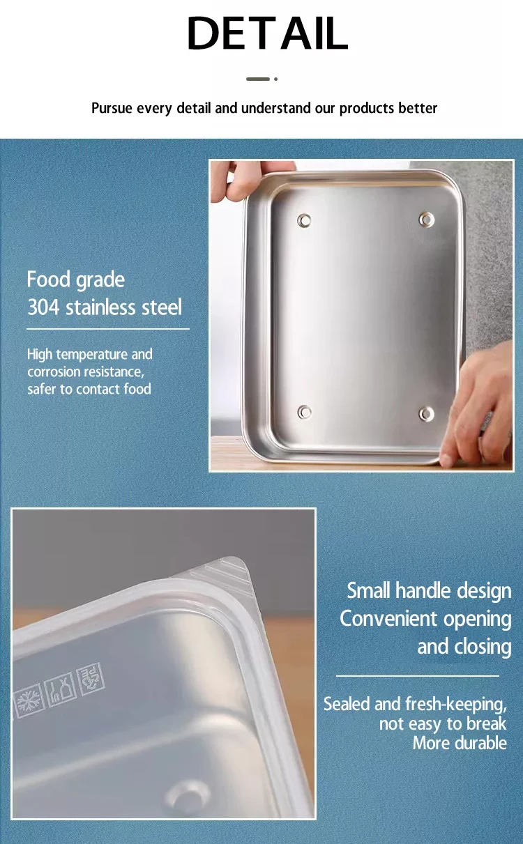 Stainless Steel Lunch Box Food Storage & Container Lunch Box Storage Containers Plastic