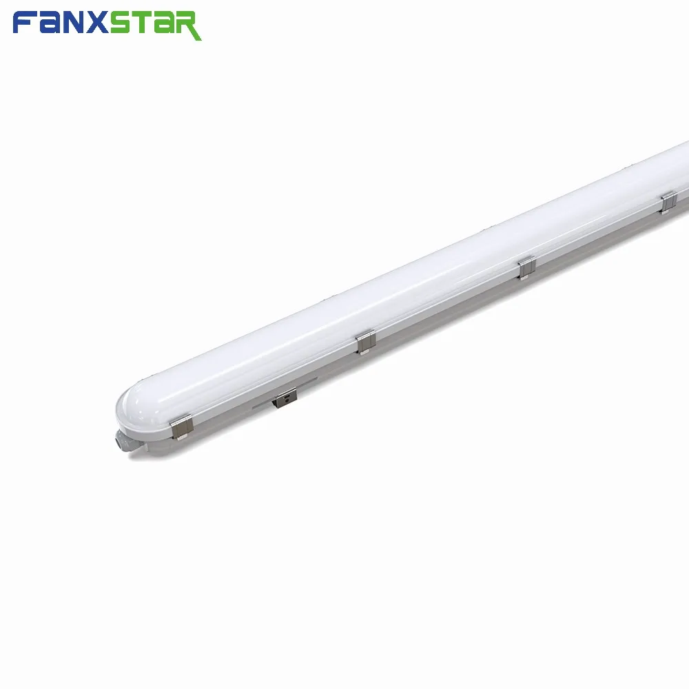 20W 40W 60W IP66 LED Weather Proof Light 5.8G Microwave Sensor Vapor Tight Light 2FT Linear Batten for Parking Garages 60cm