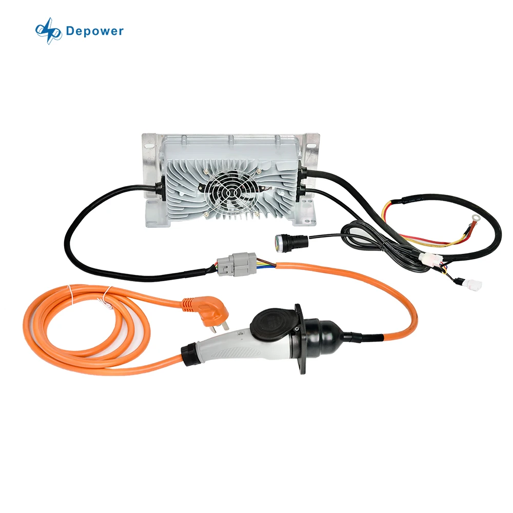 Depower onboard charger 48v 60V 72V battery charger 15a 20a 25a waterproof on board charger