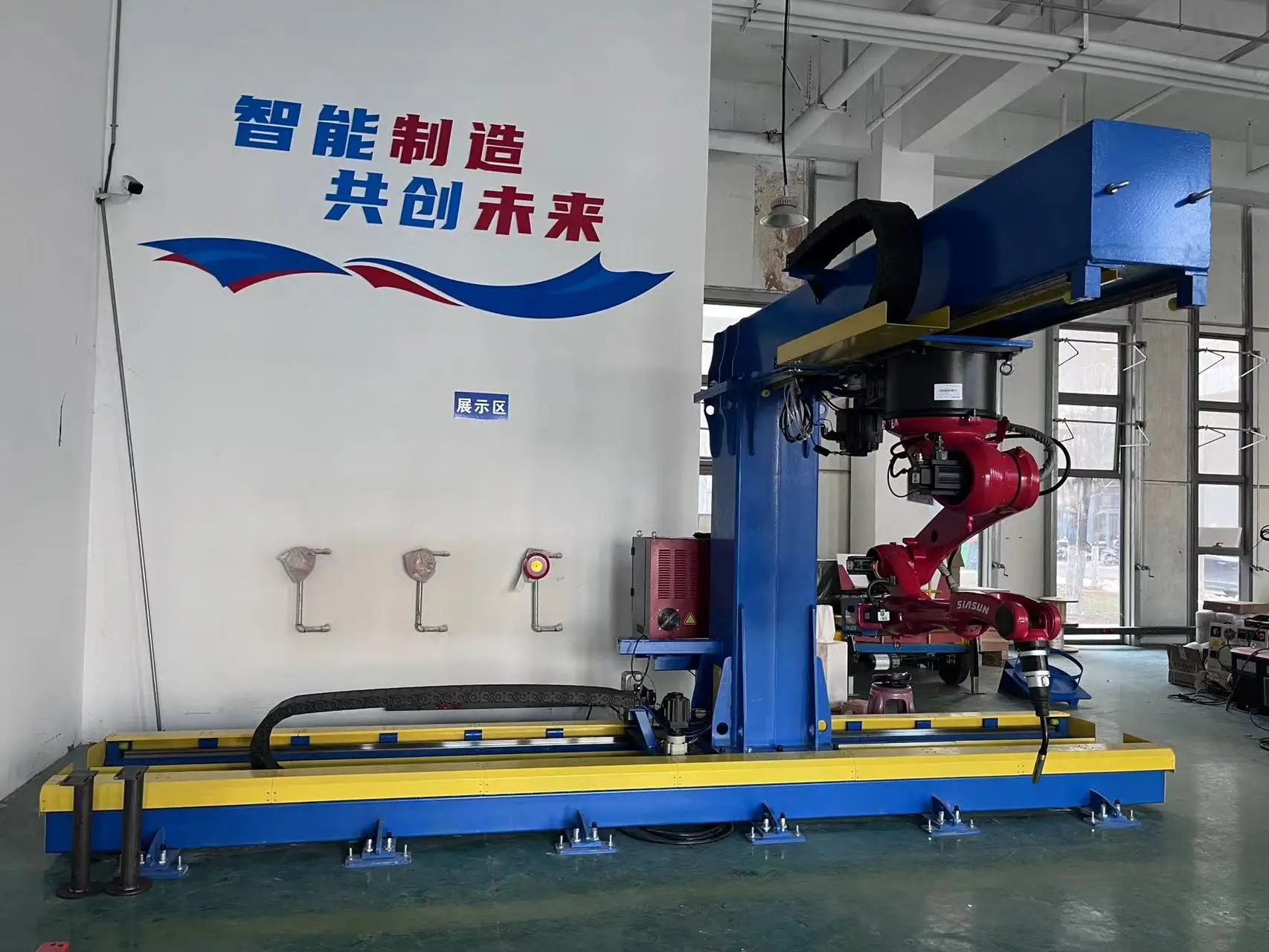 Auto Welding Robot Line for Steel Structures 600/800/1000/1250/1500/1800mm H Beam Profile with Core Bearing Components