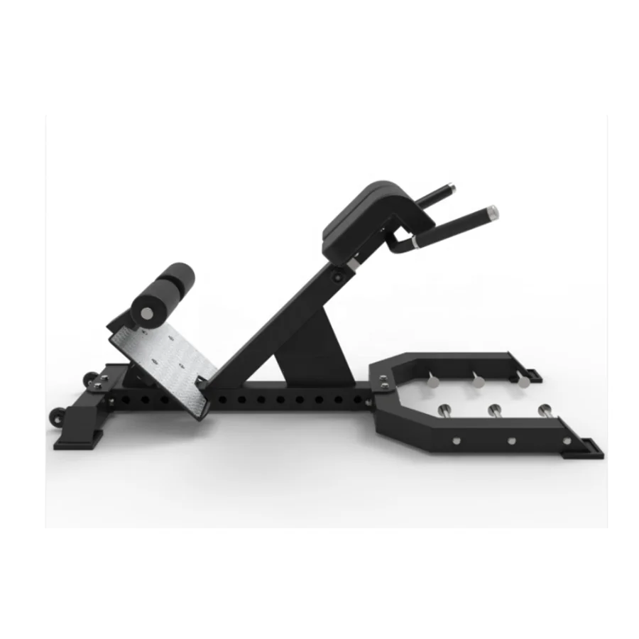 gym Commercial Use 45 Degree  adjustable abdominal muscular trainer Hyper Back Extension Exercise Bench Roman Chair