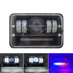 7 inch 40w car led headlight red and blue warning light For Car Headlight Auto DRL High/low Flashing Light Off-road Truck JEEP