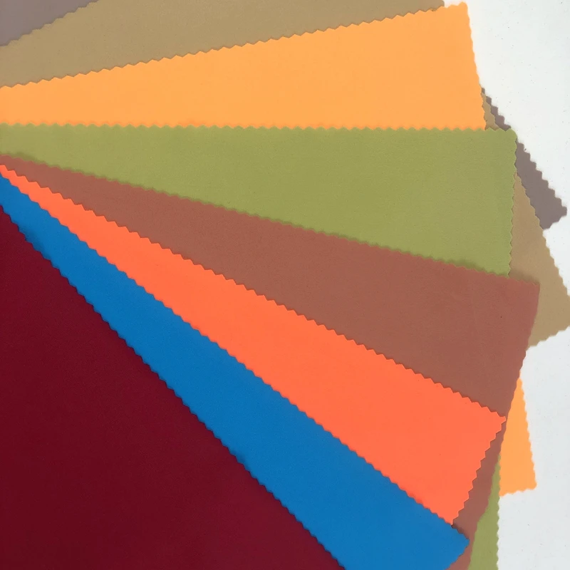 plain dye lightweight breathable full dull spandex 18% nylon 82% kitted stretch swimwear fabric