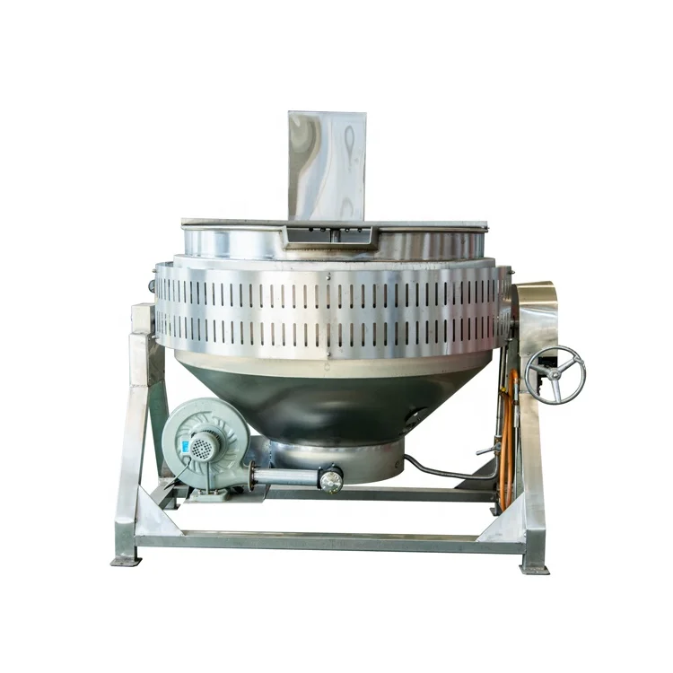 
Industrial 100l gas heated jacket kettle 