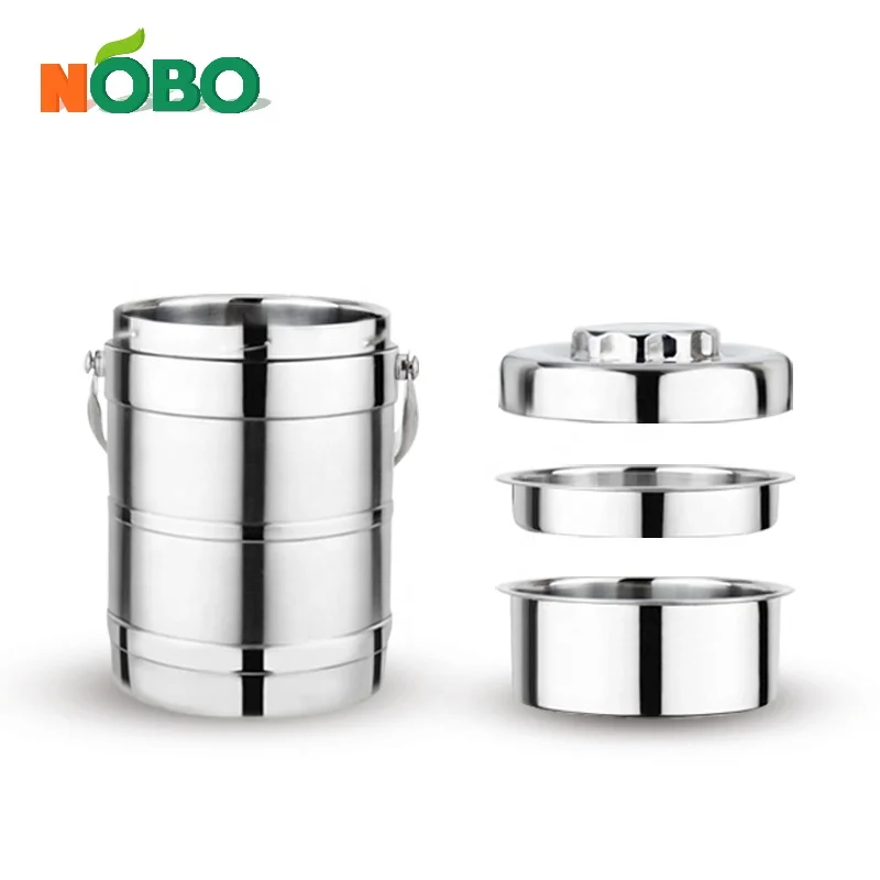 Stainless steel thermal lunchbox hot food flask warmer vacuum insulated food container