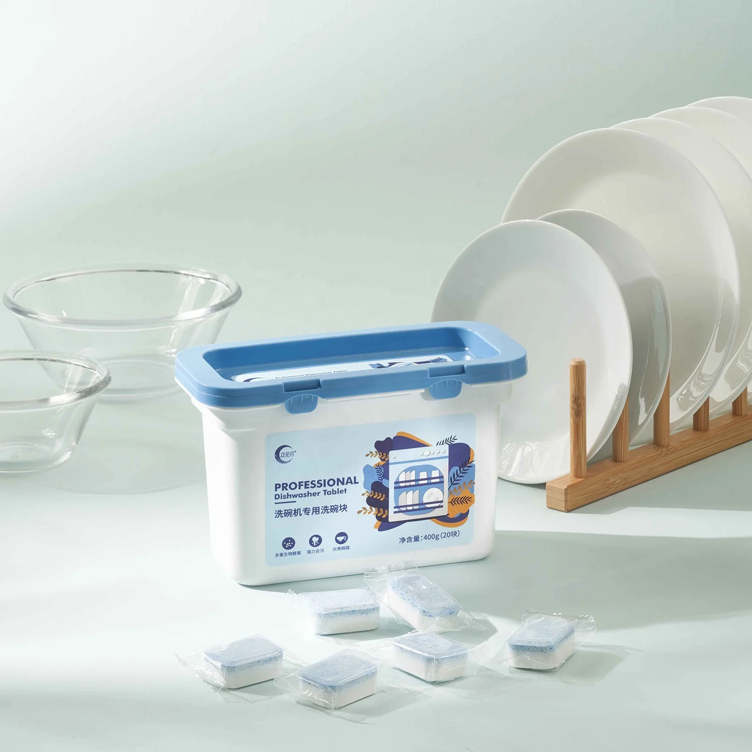 Таблетки для мытья кухни и посудомоечной машины удаление прочных пятен экологически чистые устойчивые таблетки кухонной