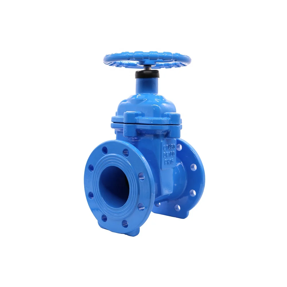 Taike China Factory GB produces ductile iron DN200 cheap elastic seat seal dark rod gate valve, water control valve