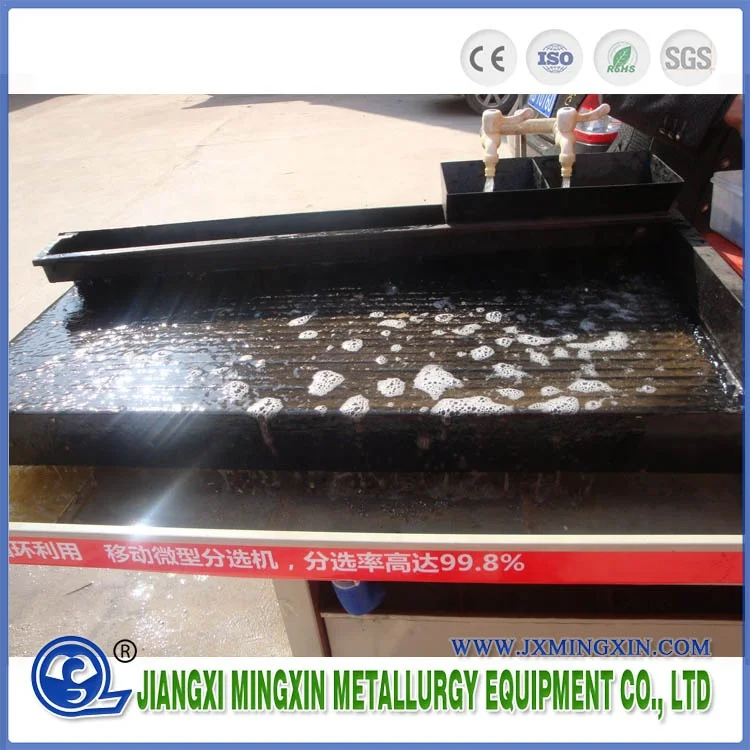 6s Series Small Copper Shaker Mineral Separation Concentrator Gold Gemini Shaking Table for Sale