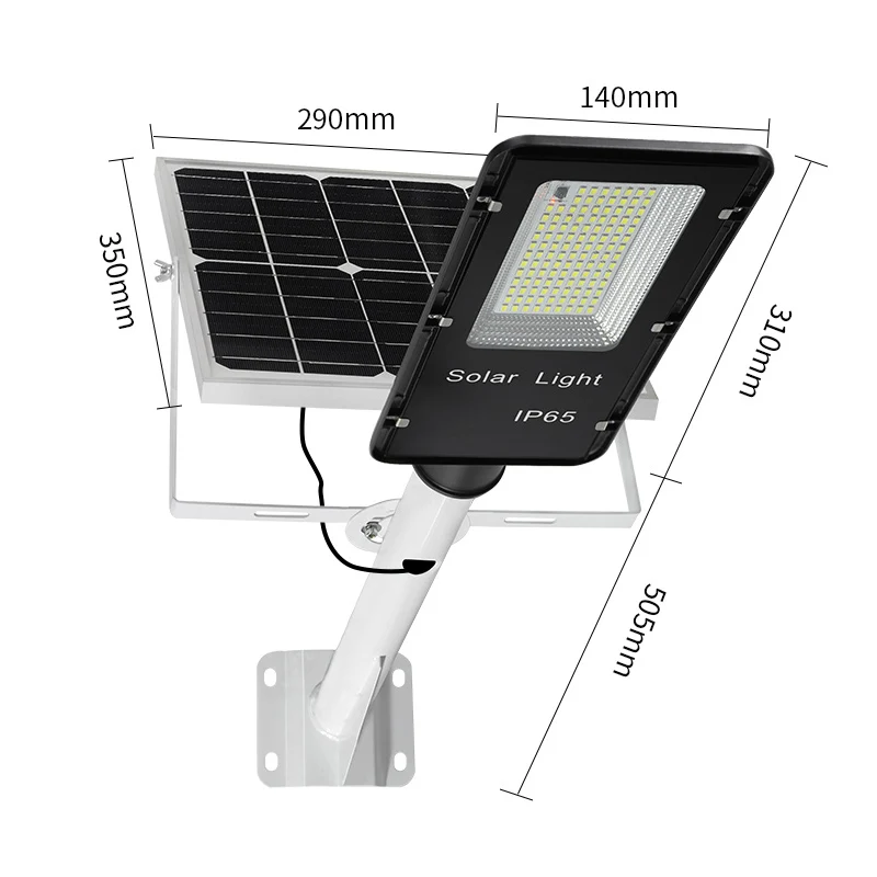 Outdoor solar street light led lamp for new rural with big power solar light