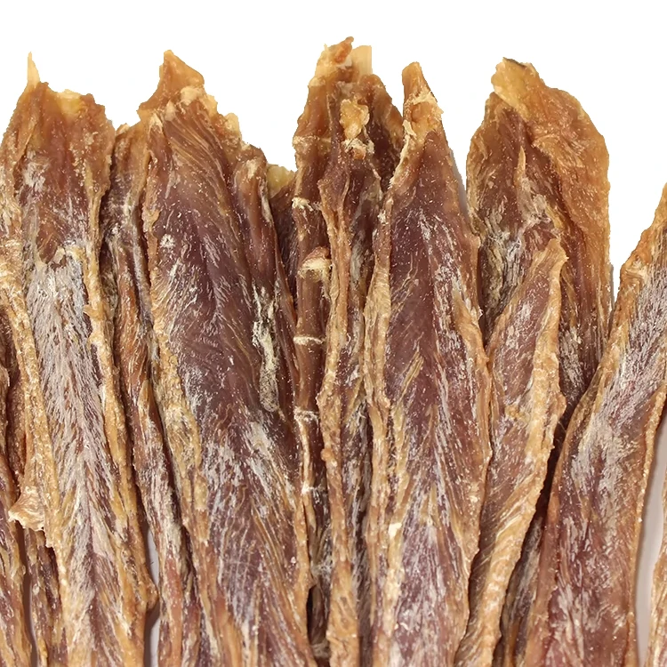 OEM Healthy nutritious and delicious chicken and duck beef jerky cat dog snacks pet food freeze-dried wholesale