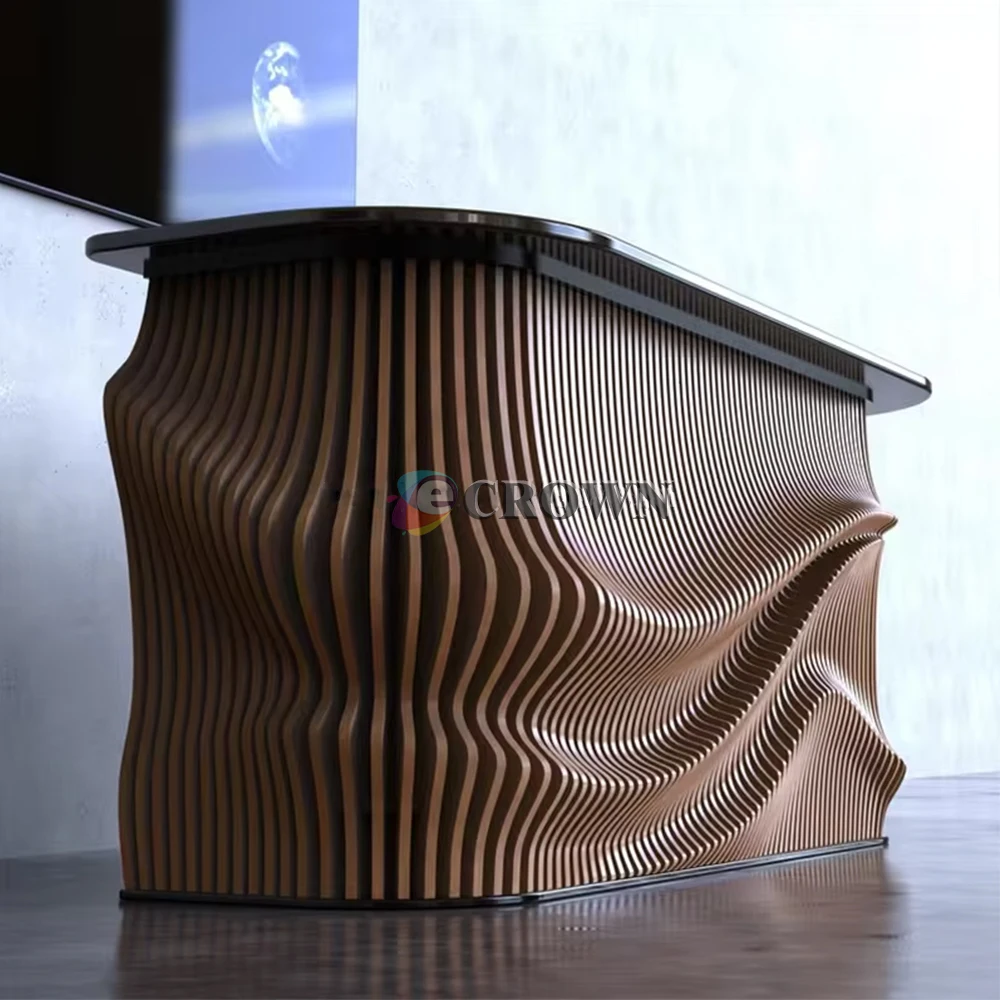 Hot Sale Mall Kiosk Ear Watch Reception Cash Register Cashier Table Checkout Cashier Table Service Desk Cashier Table ODM