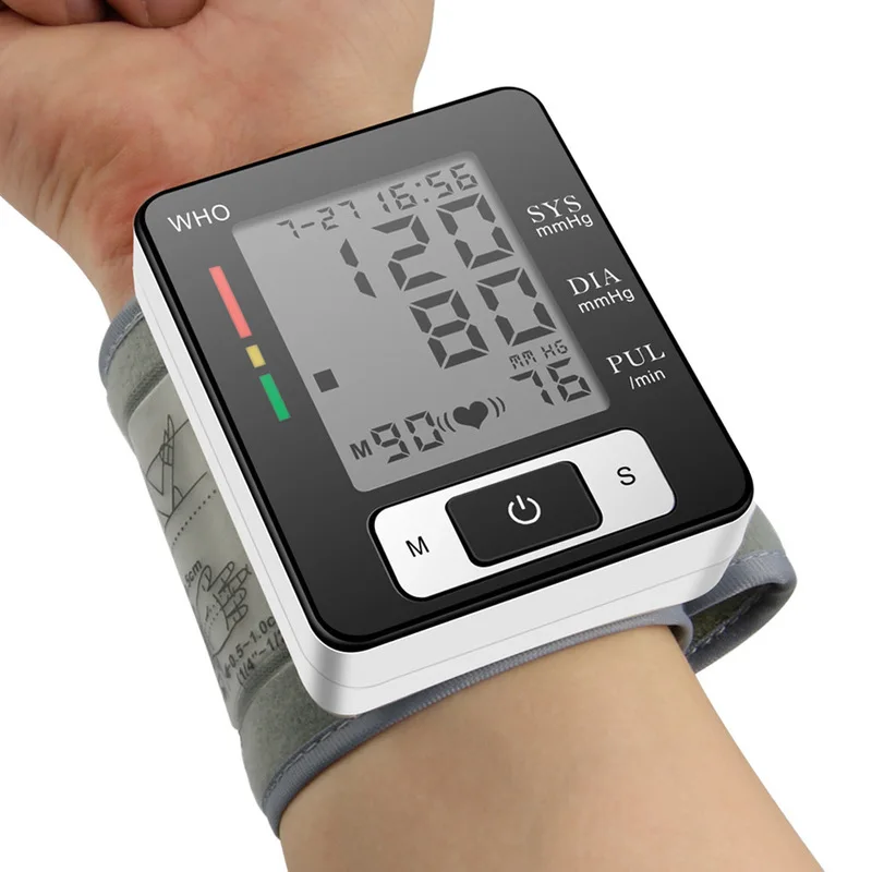 
CE new sphygmomanometer detector digital intelligent wrist blood pressure monitor freight discount 90% 