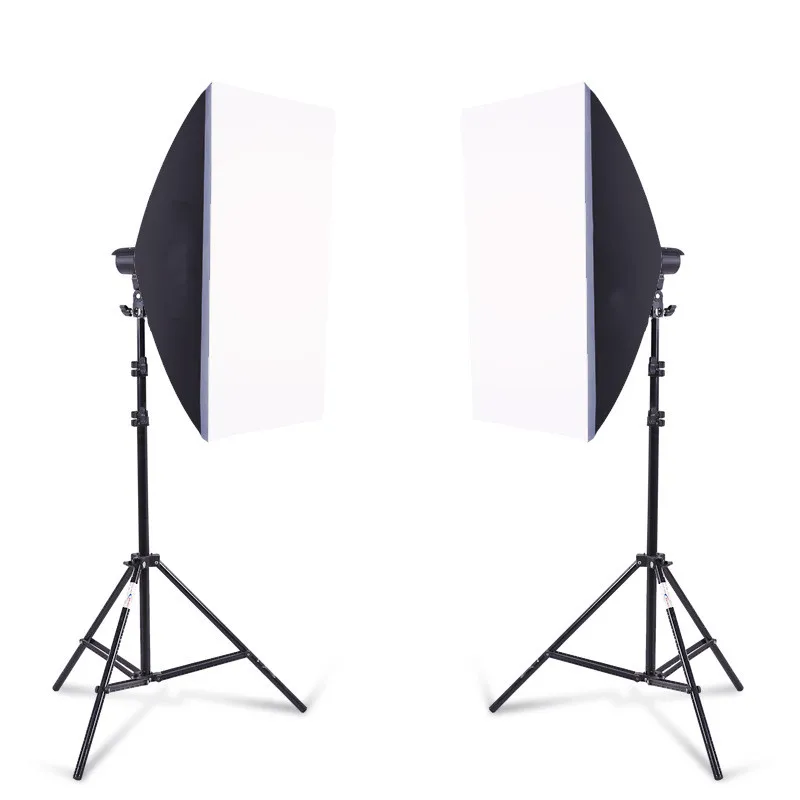 
Photographic equipment double light softbox kit fill light photography light for studio 