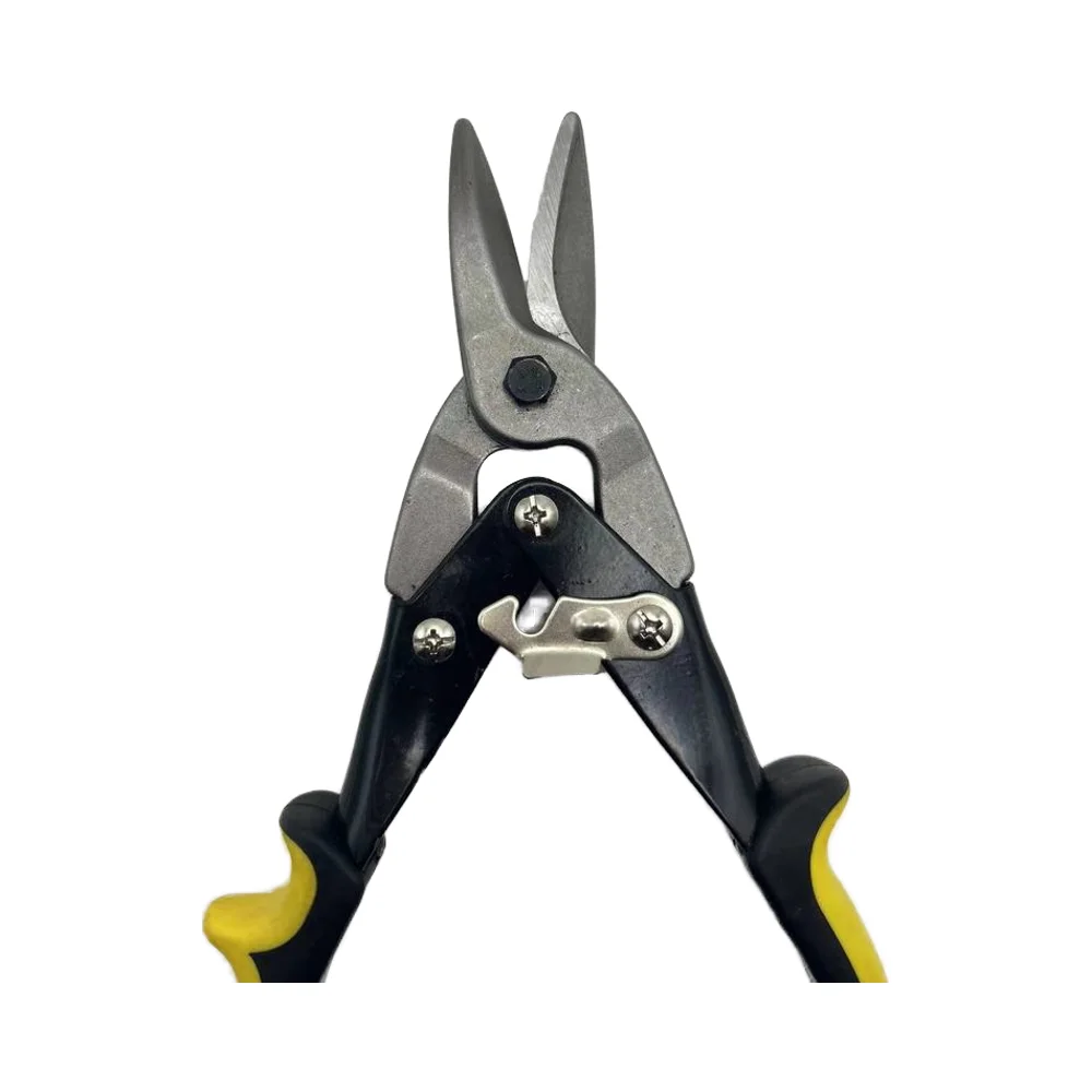 High Quality Multifunctional Aviation Tin Scissors Smooth Edge Industrial Stainless Steel Blades Steel Rubber Handles Sharp DIY