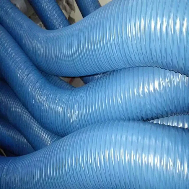 PVC Fabric Flexible Air Duct ventilation steel wire duct