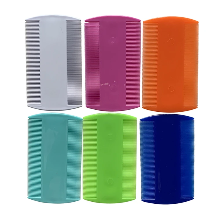 High Strength Teeth Durable Plastic Pet grooming Flea & Lice Comb Double Sided for Pet Cat Dog Fur Hair remover Combs