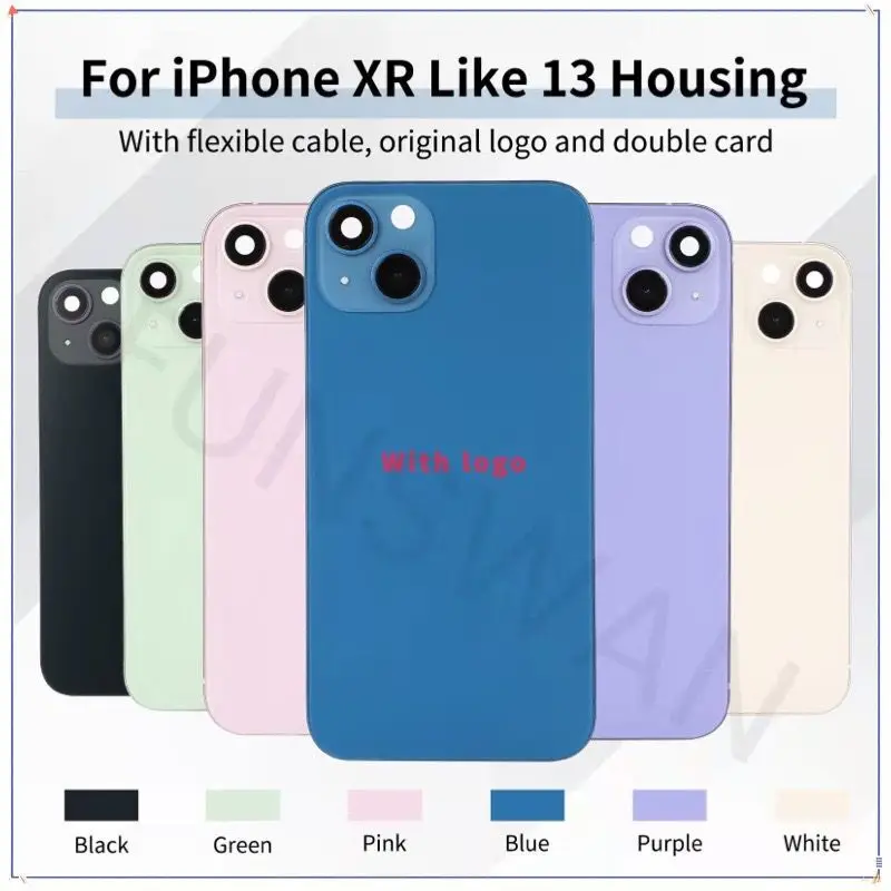 Hot sale DIY Battery Housing For iPhone X XR Like 13 Pro max xr into 12 11 Pro Max UP TO 12 13 Proax Battery Glass Body