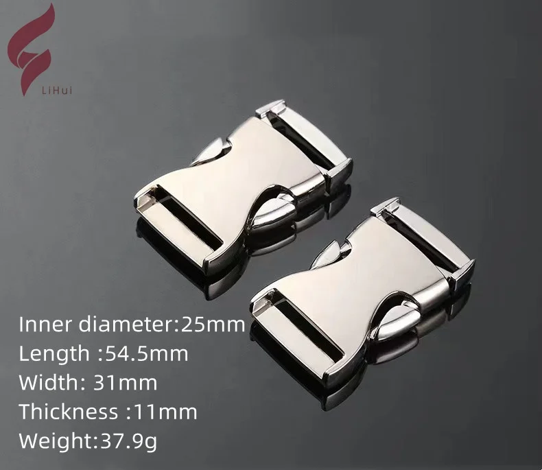 Lihui Factory Cheap Price Wholesale Stainless Steel Buckle Leather Snap Strap Buckle For Trampoline