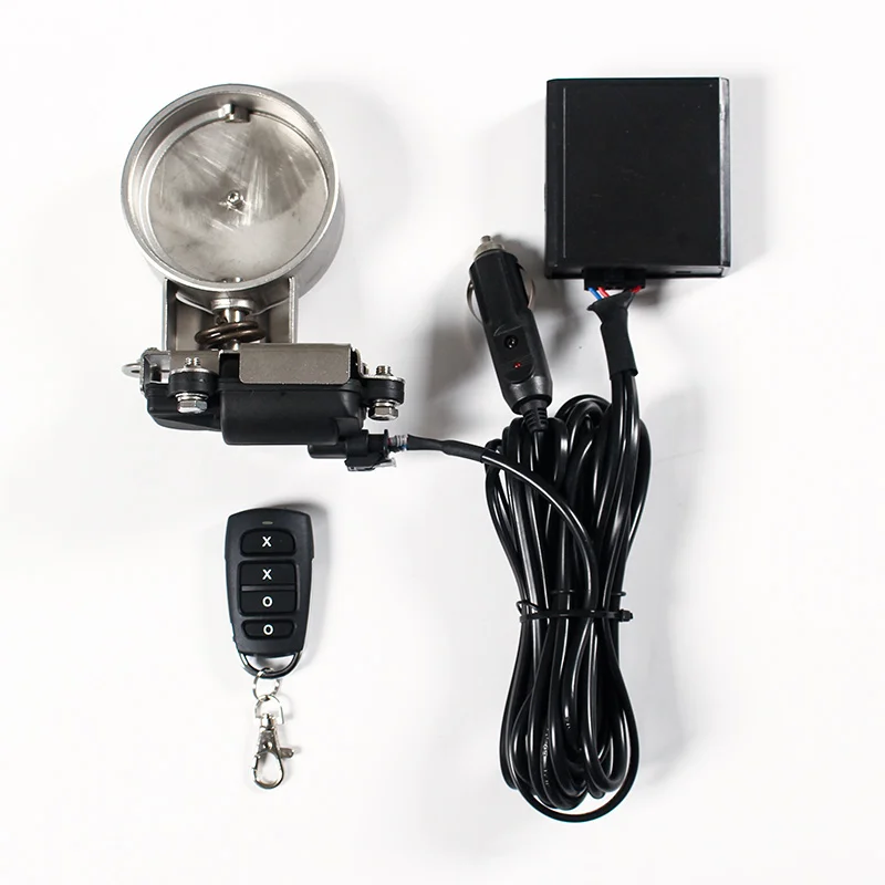 2.5inch 63MM electric valve exhaust cutout with Remote control for racing car