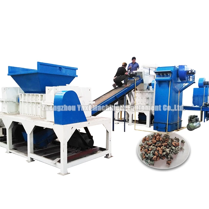 
Waste Car Water Tank Radiator Crusher And Separator Machine For Recycling Scrap Air Conditioners 