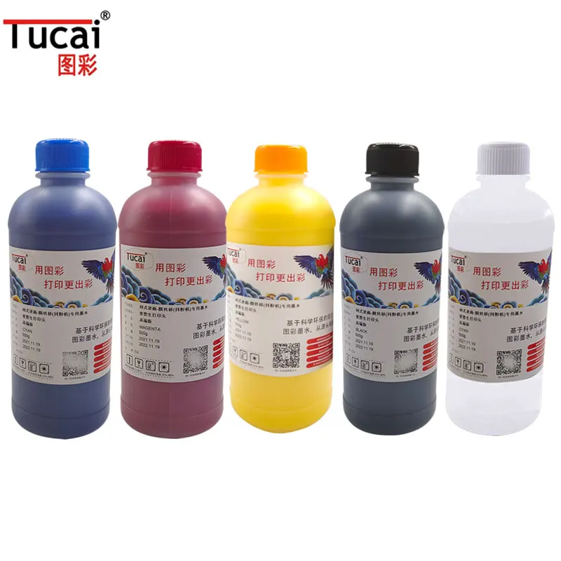 TUCAI чернила на водной основе DTF для EPSON TX800 XP600 DX5/DX7/5133/4720/3200 плоттер пленочный принтер машина переноса