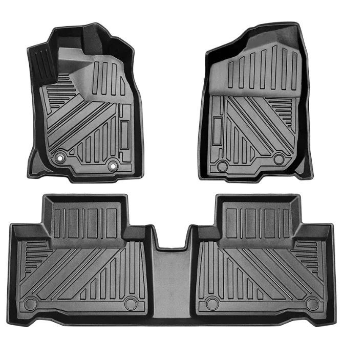 All-weather 3D TPE Foot Pad Car Mat Car Floor Mat Rear Cargo Boot Liner Trunk Mat For Lexus NX200 NX300 RHD Car Accessories