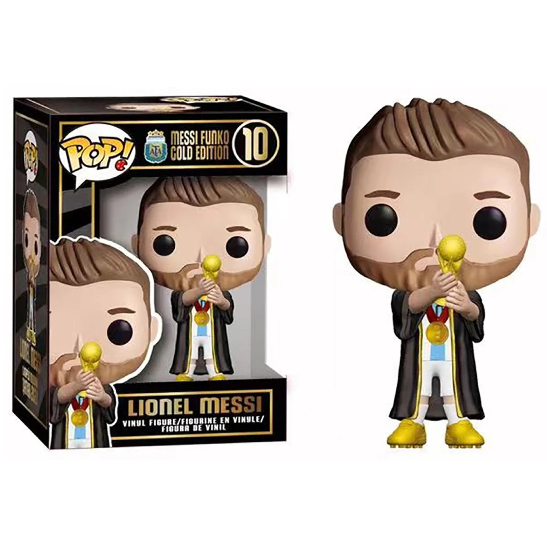New Arrival POP Argentine Football Association 10 Lionel Messi Action Figure Vinyl Model Toys Afa With Box Collection Gift