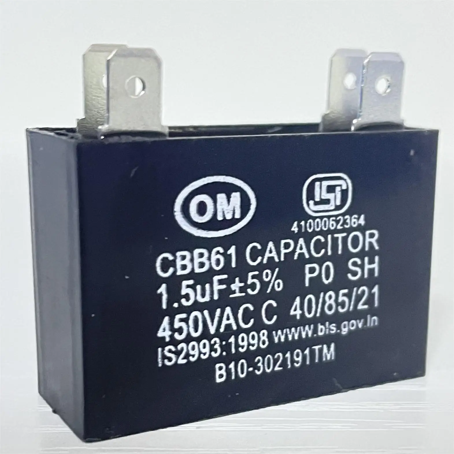 New Trend 1.5uf 450V.AC CBB61 terminal capacitor super battery for ac 3p cksg ac reactor power saver reactor