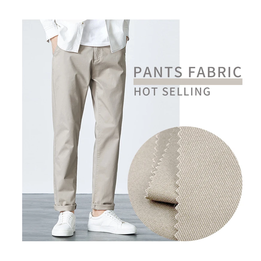 China Factory Supply High Quality 97 Cotton 3 Spandex Four Season Fabric Twill Cotton Fabric