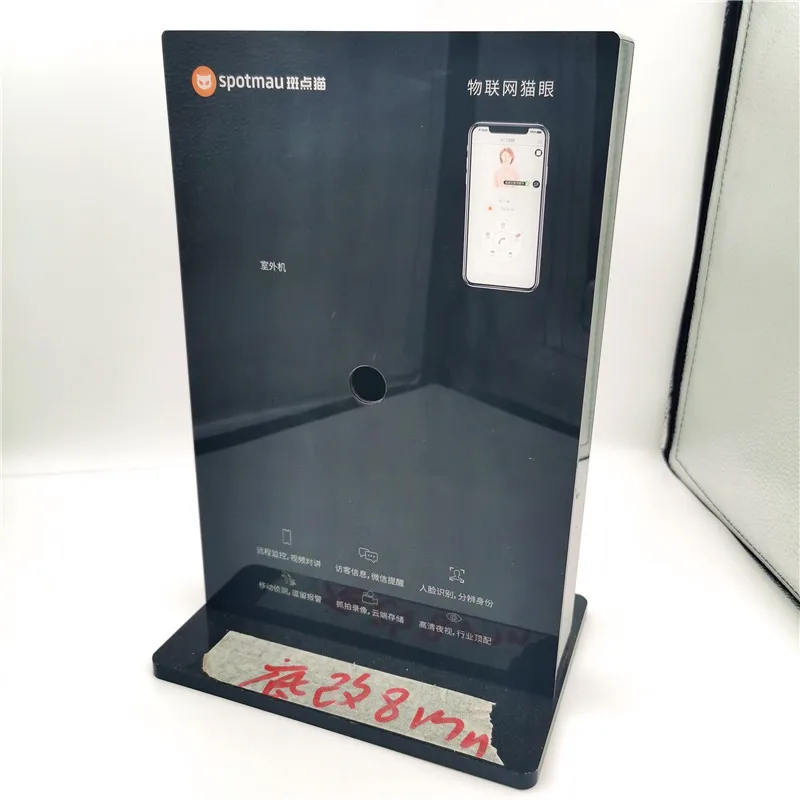 custom acrylic digital smart door lock display stand