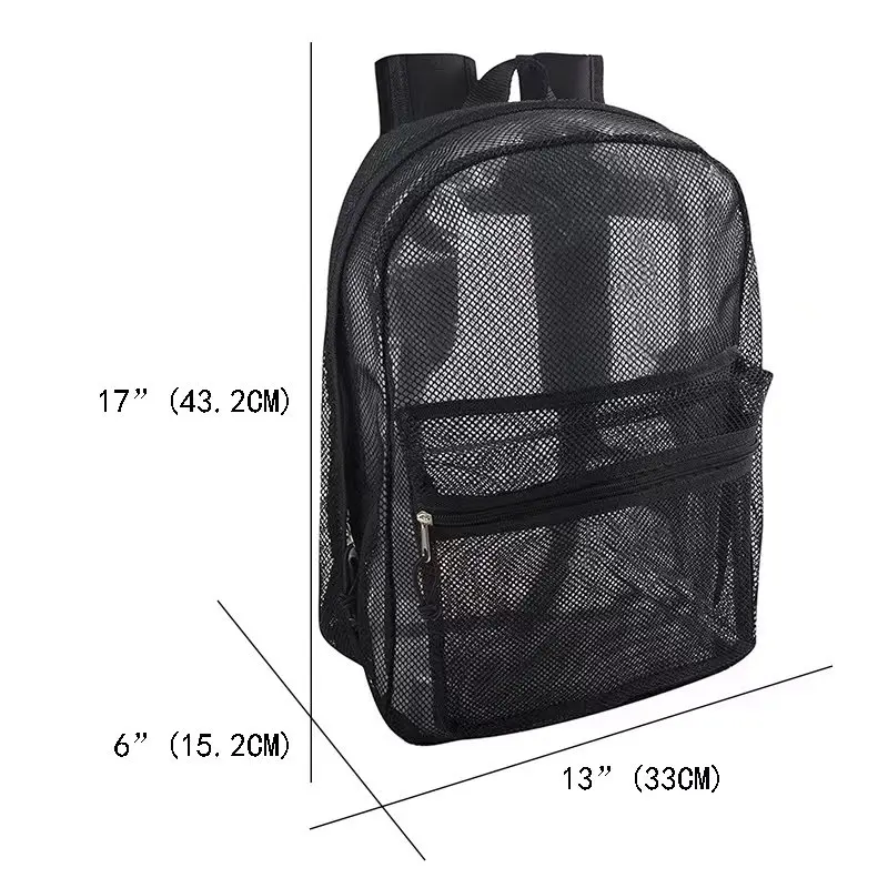 Custom Lightweight Netted Camping Daypack Breathable Mesh-panel Trail Outdoor Ventilated Backpack for Outdoor Activities Hiking