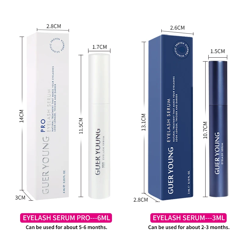 GUER YOUNG Eyelash Growth Enhancer Professional Eyelash Serum Lash Serum Growth