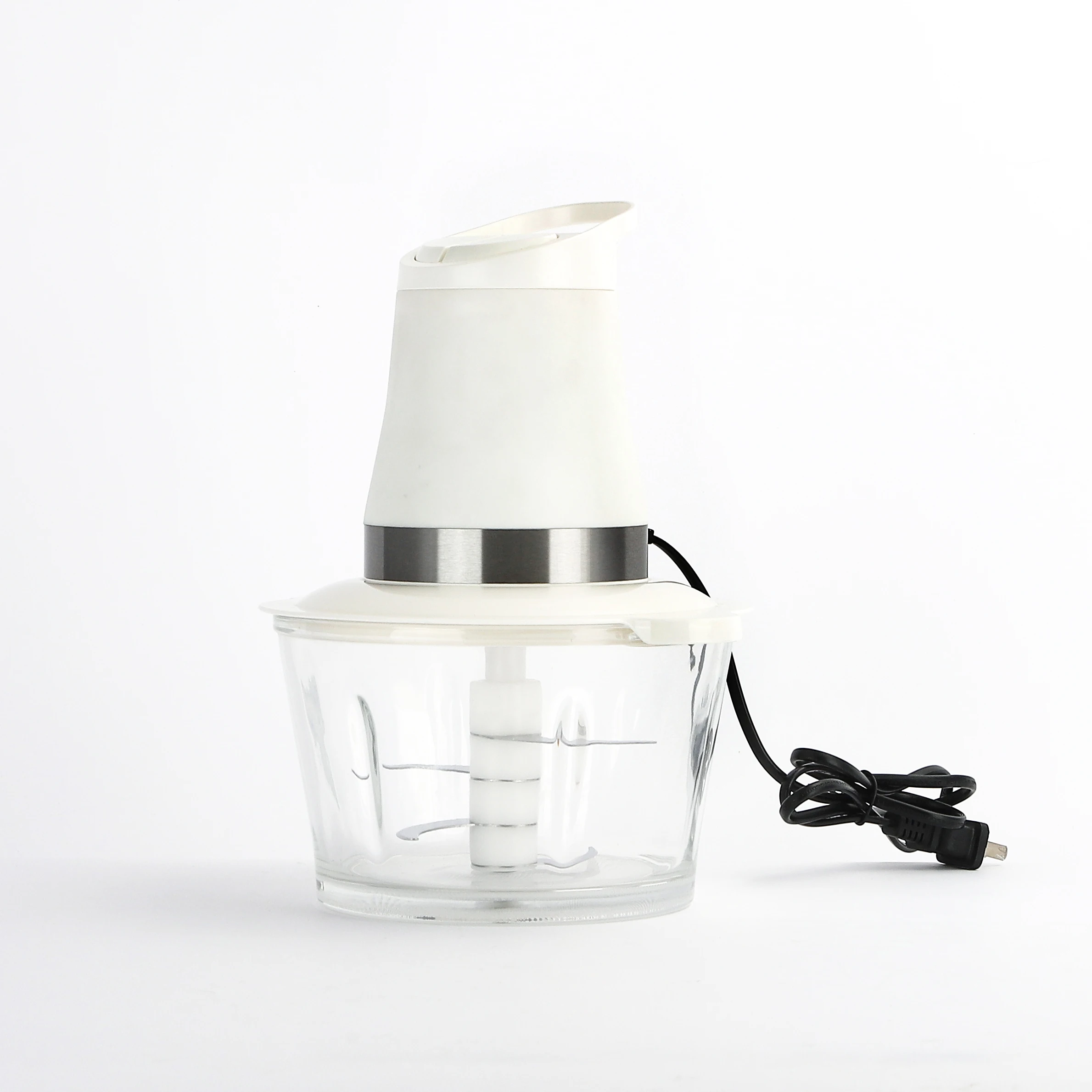 Wholesale household kitchen cooking machine electric meat grinder glass bowl kitchen meat grinder