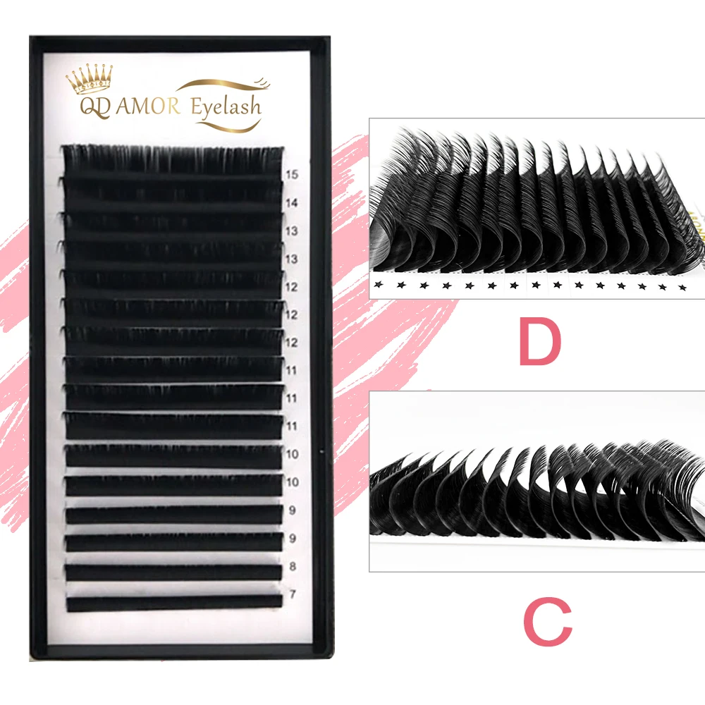 Lashextensions Individual Eyelash Extension Trays 3-Russian volume lash las extension supplies private label