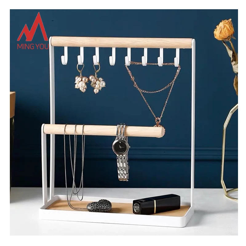 Подставка-органайзер для украшений в виде дерева металлический органайзер ожерелий с регулируемой высотой браслетов серег