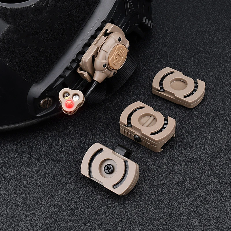 Factory Customization Helmet Light Camping Lamp Signal Lamp Camping LED Fishing Iron Customized Logo DC 12V Hunting Hiking IP65