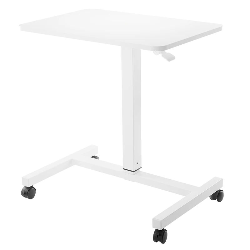 
Pneumatic desk Height adjustable table Sit Stand modern side table end mobile Laptop desk 