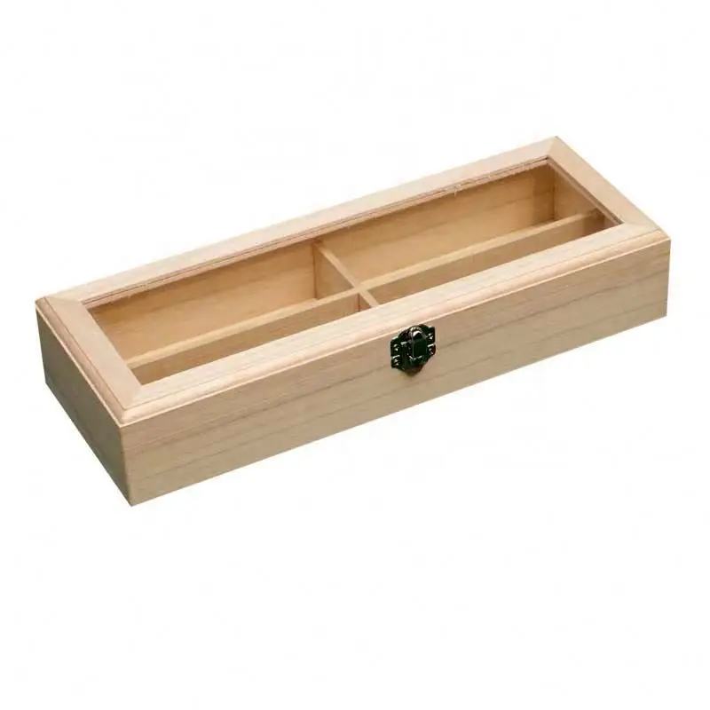 Handmade Bamboo wooden Stash Box with Metal lock - Gift Box Packaging Premium Quality wood stash box jewel case