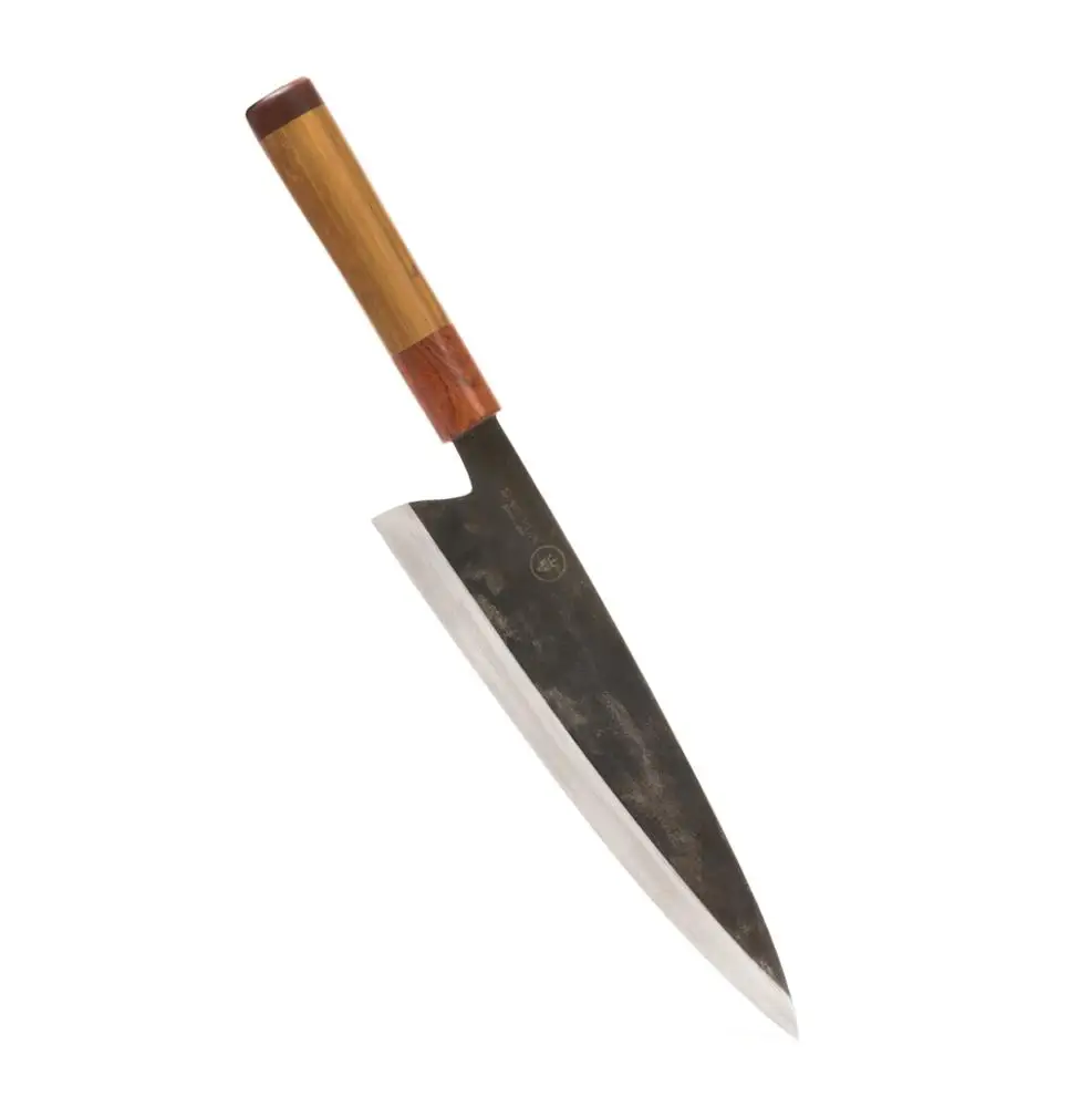 Cheap Japanese Kitchen Knife  Best Quality 9.4 Inch Chef Knife  Gyuto 240  Hand Forged Knife  Special Bamboo Handle  High C